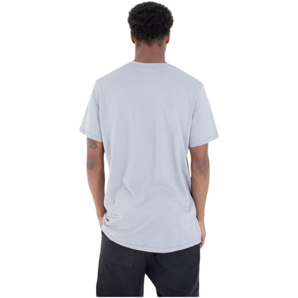 2026 Hurley Low Tide-T-shirt Med Korte ærmer Til Mænd MTSEU00024 - Thunder Blue Solid